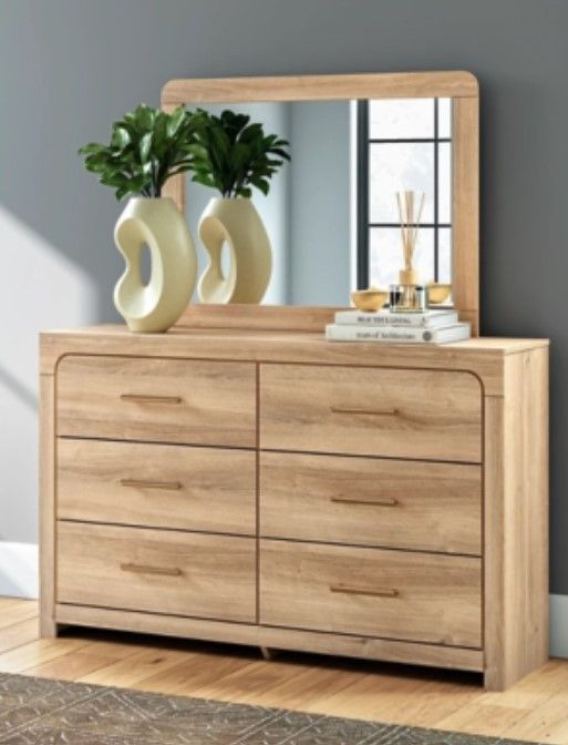 Signature Design by Ashley® Hollymount Tan Mirror-1