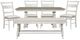 Liberty Furniture Whitney 6-Piece Antique Linen/Weathered Gray Trestle Dining Set-0