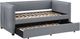 Coaster® Brodie Grey Upholstered Twin Daybed with Trundle-1