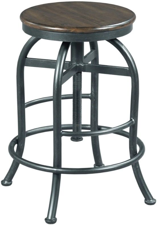 Hammary® Hidden Treasures Brown Adjustable Stool-0