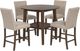 New Classic® Home Furnishings Hargrove 5-Piece Brown Counter Table Set-0