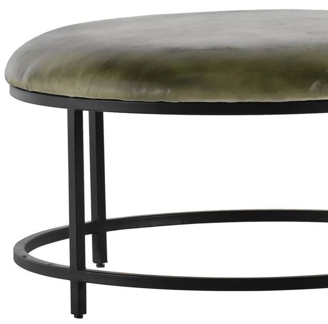 Jaipur Furniture Birk Black/Gray Coffee Ottoman-1