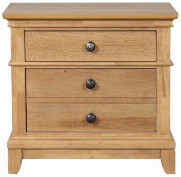Furniture of America® Mchenry Natural Oak Nightstand-2