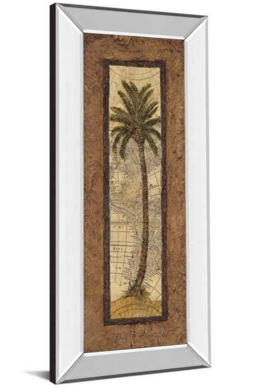 Classy Art Global View I by Charlene Olson Mirror Framed Wall Art-1