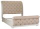 Liberty Furniture Abbey Park 5-Piece Antique White/Weathered Brown Queen Upholstered Sleigh Bedroom Set-2