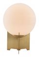 Zuo® Pearl  White/Brushed Brass Table Lamp-1