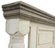 International Furniture Direct Stone White California King Panel Bed-4