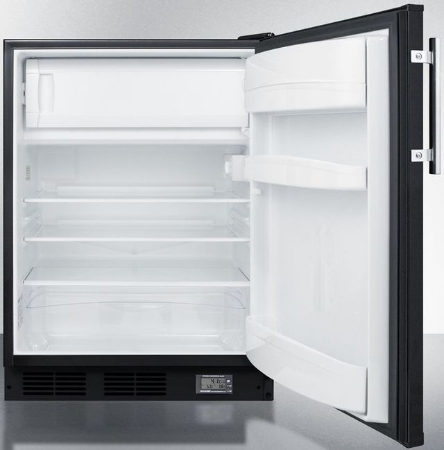 Summit® 24" 5.1 Cu. Ft. Black Compact Refrigerator-2