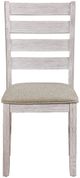 Homelegance® Ithaca Grayish White/Wheat Dining Side Chair-2