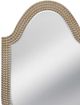 Bassett Mirror Shiielded Antique Silver Leaf Wall Mirror-2