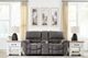 Signature Design by Ashley® Hadrian Pike Galaxy Power Reclining Loveseat with Console and Adjustable Headrest-2