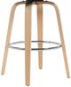Armen Living Shelly Oak/White Barstool-4
