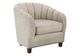 Monarch Specialties Inc. Cream 31" Curved Barrel-Back Accent Chair with Wood Legs-0