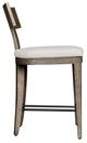 Uttermost® Cellini Weathered Gray Wooden Outdoor Counter Stool-3