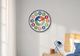 Monarch Specialties Inc. Multi-Colored 18" Wall Clock For Kids with Timekeeping Chart-1