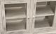 Vintage Furniture Corner Console with Glass Door-1