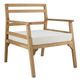 A & B Home Teak Natural Arm Chair-0