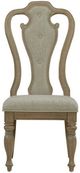 Liberty Furniture Magnolia Manor Ivory/Weathered Bisque Splat Back Upholstered Side Chair-2
