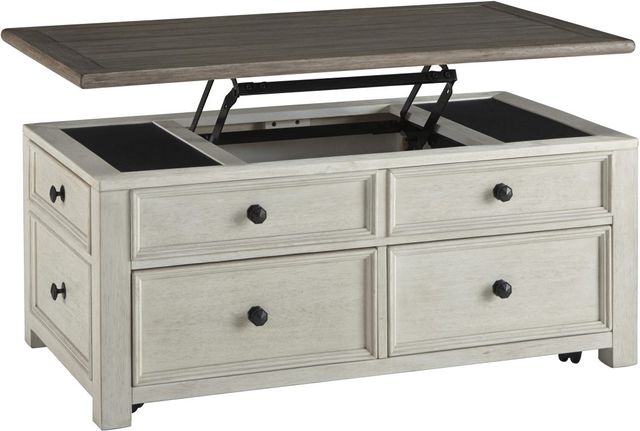 Signature Design by Ashley® Bolanburg Two-tone Lift Top Coffee Table-5