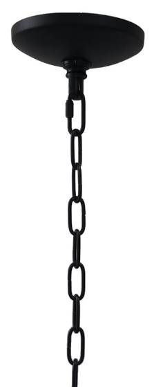 YHD Matte Black 4-Light Chandelier-4
