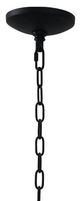 YHD Matte Black 4-Light Chandelier-4