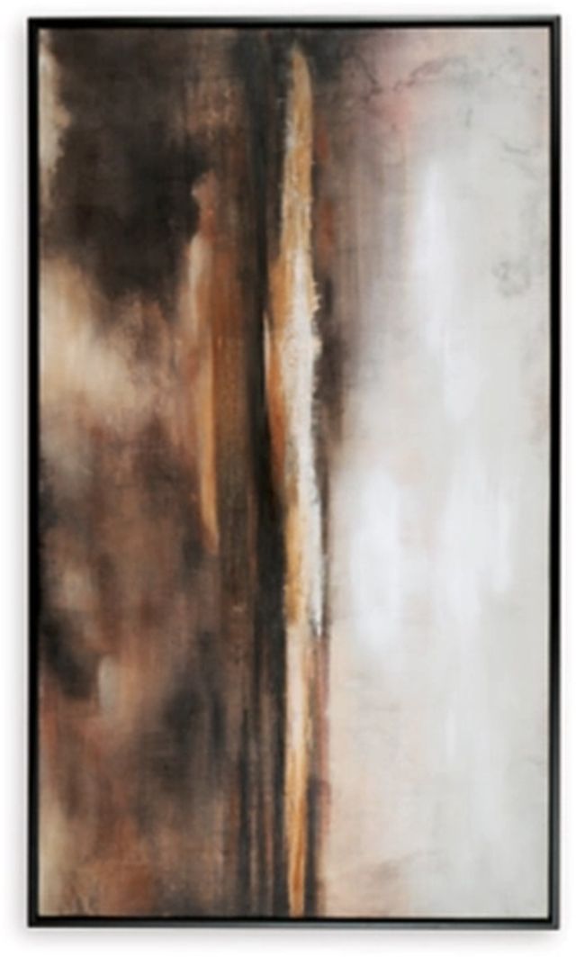 Signature Design by Ashley® Drewland Black/Brown/Orange Wall Art-2