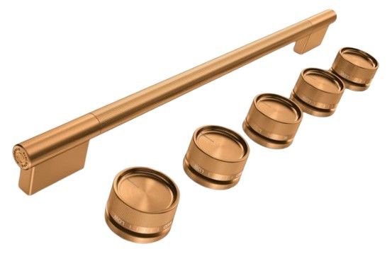 KitchenAid® Bronze Slide-In Convection Range Handle and Knob Kit-0