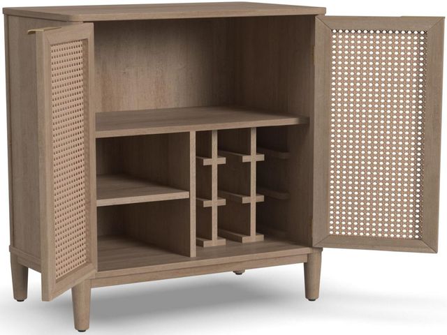 homestyles® Brentwood Light Oak Bar Cabinet-1