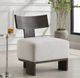 Uttermost® Finlay Dark Walnut/Gray Accent Chair-1