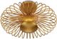 Currey & Company Sheereen Contemporary Gold Leaf Semi-Flush Lighting-2