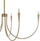 Renwil® Luzon Dark Antique Brushed Brass Chandelier-2