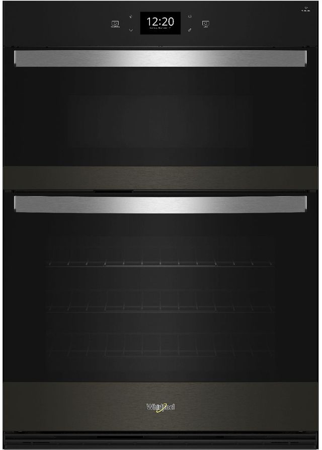 Whirlpool® 30" Black Stainless Steel Oven/Micro Combo Electric Wall Oven-0