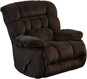 iAmerica Davis Chocolate Chaise Manual Rocker Recliner