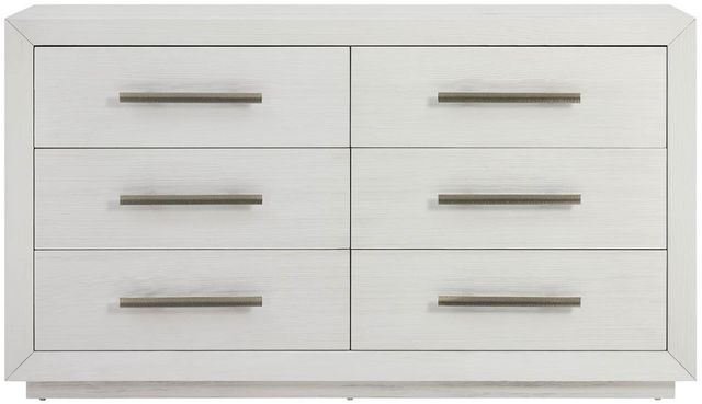 Universal Explore Home™ Oasis White Sandblasted Quartered Pine Shoreline Dresser-2