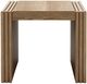 Bernards Linné Wheat End Table with Stool-3