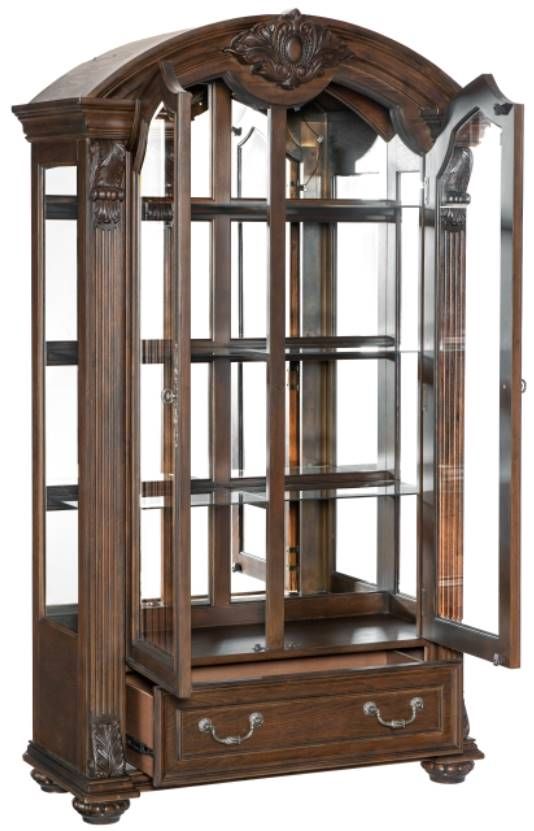 Homelegance® Bergen Dark Oak Curio-2