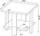 Coaster® Dawn Brown End Table-2