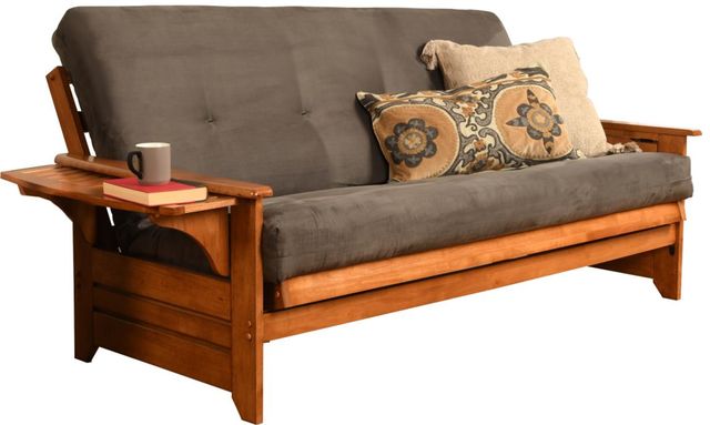 Kodiak Furniture Phoenix Barbados/Suede Gray Full Futon with Mattress-0