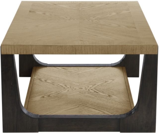 Emerald Home Sutton Place Caramel Cocktail Table with Cocoa Base-4