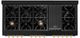 ZLINE Autograph Edition 60" Black Stainless Steel Pro Style Dual Fuel Range-3