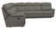La-Z-Boy® James 5-Piece Charcoal Manual Reclining Sectional-1