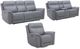 Liberty Furniture Cooper 3-Piece Blue Gray Leather Power Reclining Living Room Seating Set-0