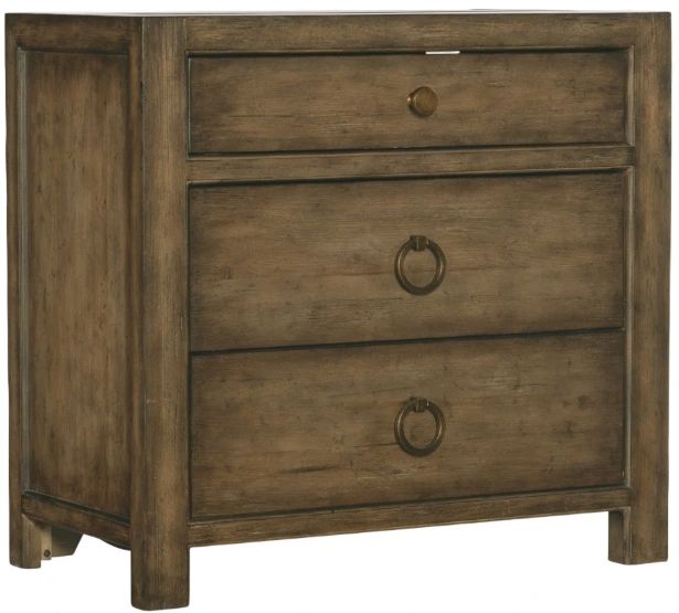 Hooker® Furniture Sundance Cliffside 3-Drawer Nightstand-0