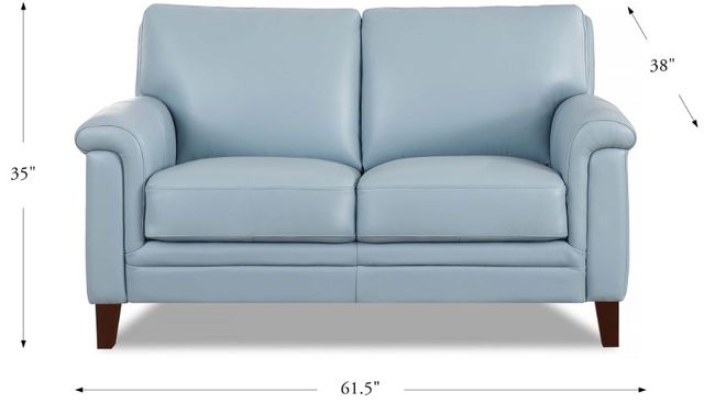 Hydeline® Westcott Spa Blue Loveseat-1