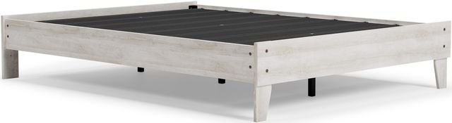 Signature Design by Ashley® Shawburn 5-Piece Whitewash Queen Platform Bed Set-1