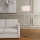 Uttermost® Tordin Antique Brass Geometric Floor Lamp-1