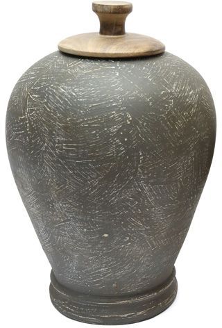 Signature Design by Ashley® Barric 16" Antique Black Jar-0