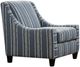 Fusion Furniture Wowza Sea Grove Navy Accent Chair-0