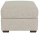 Flexsteel® Randall Silver Driftwood Ottoman-2
