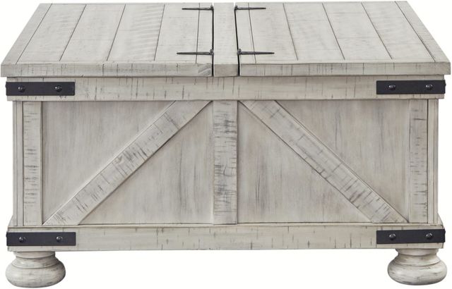 Signature Design by Ashley® Carynhurst 2-Piece Whitewash Living Room Table Set-1